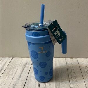 Reduce Smiley Face 24oz Cold 1 Vacuum Insulated Stainless Steel StrawTumbler